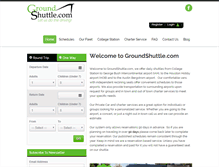 Tablet Screenshot of groundshuttle.com